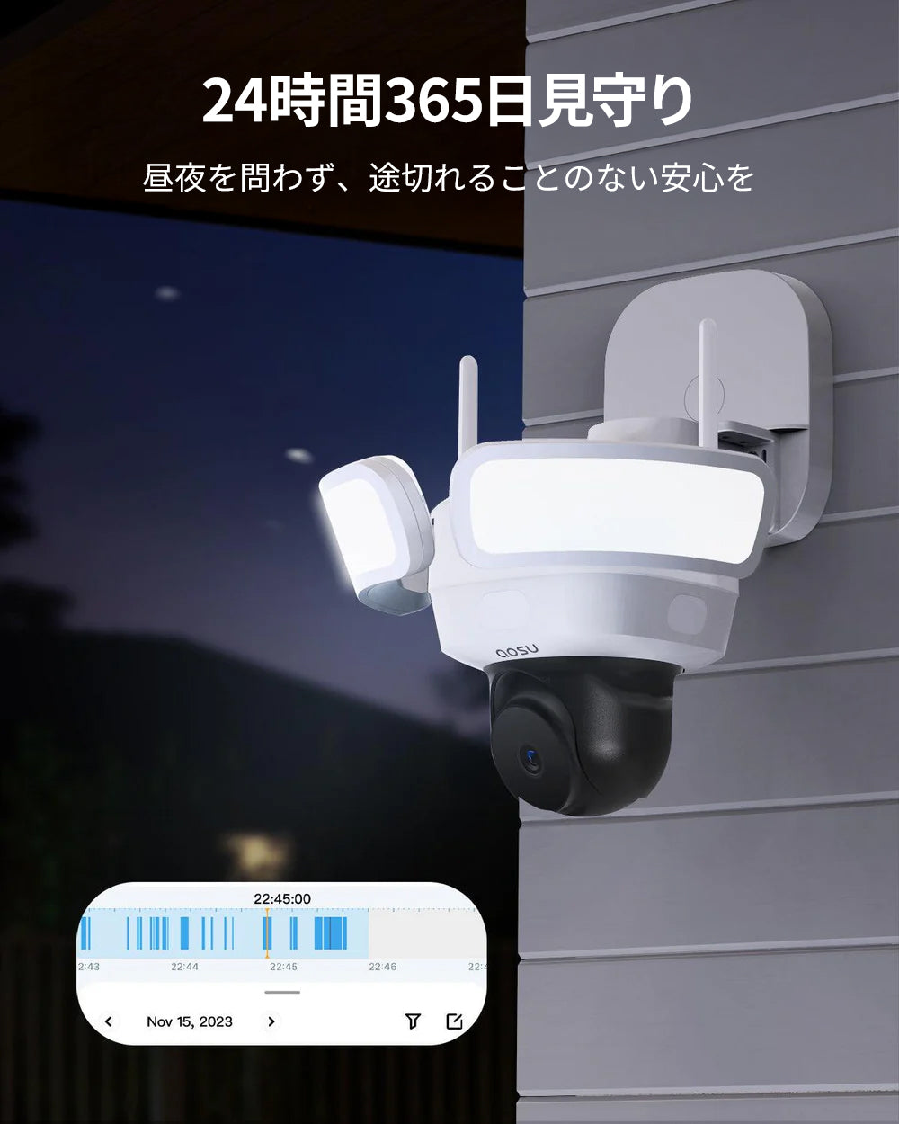 ソーラーカメラ D1 クラシック(6 カメラ)+ ビデオドアベルプロ + フラッドライトカメラプロ + インドアカメラ P1 プロ
