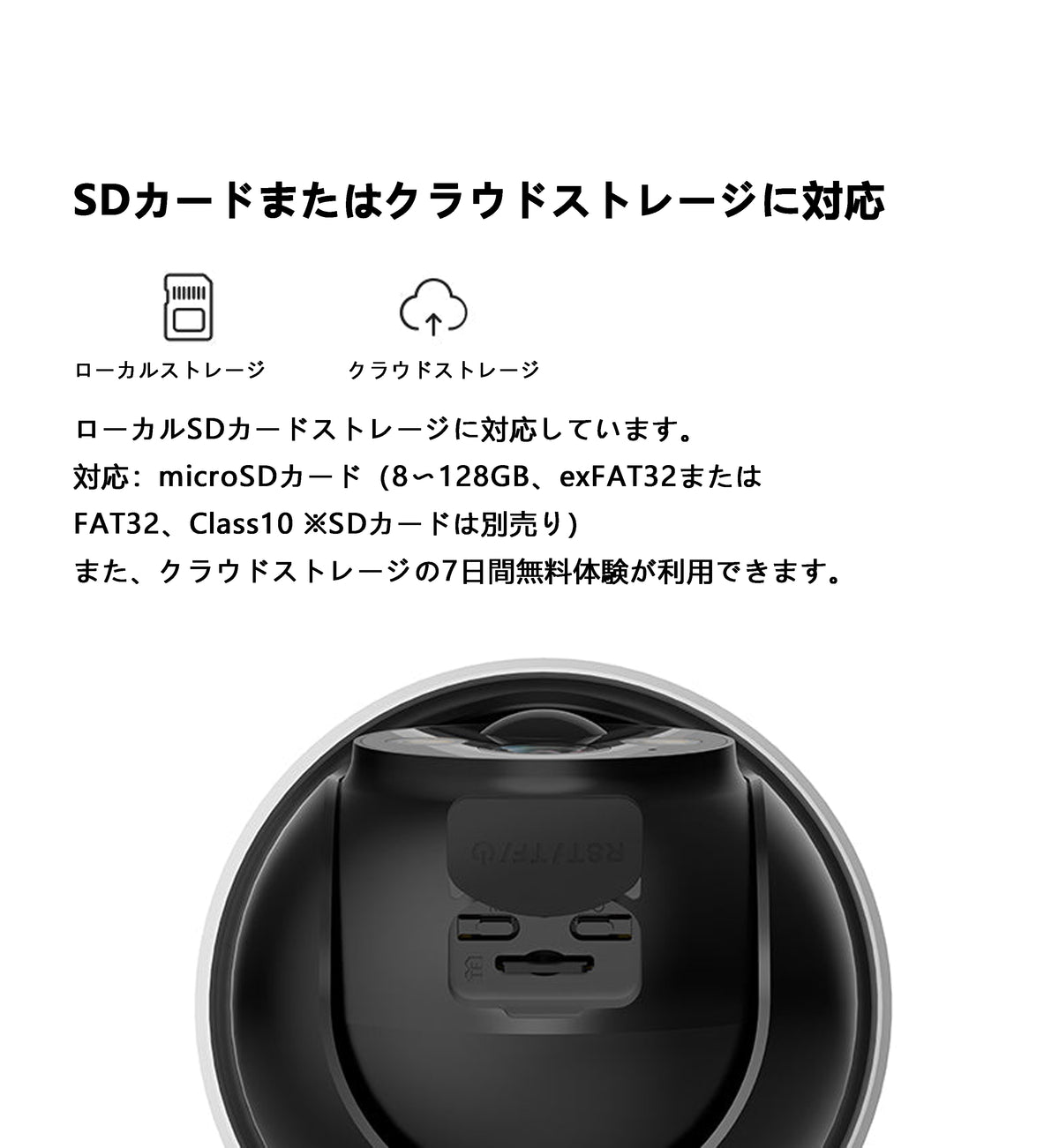 SD card storage/Cloud storage