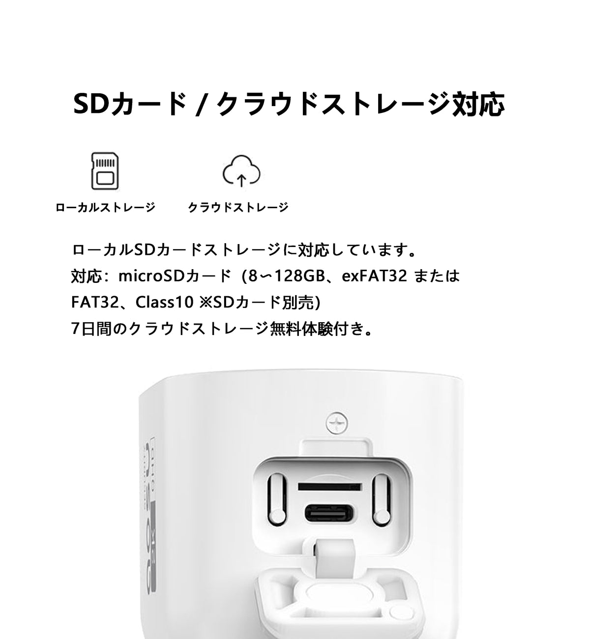 SD card storage/cloud storage